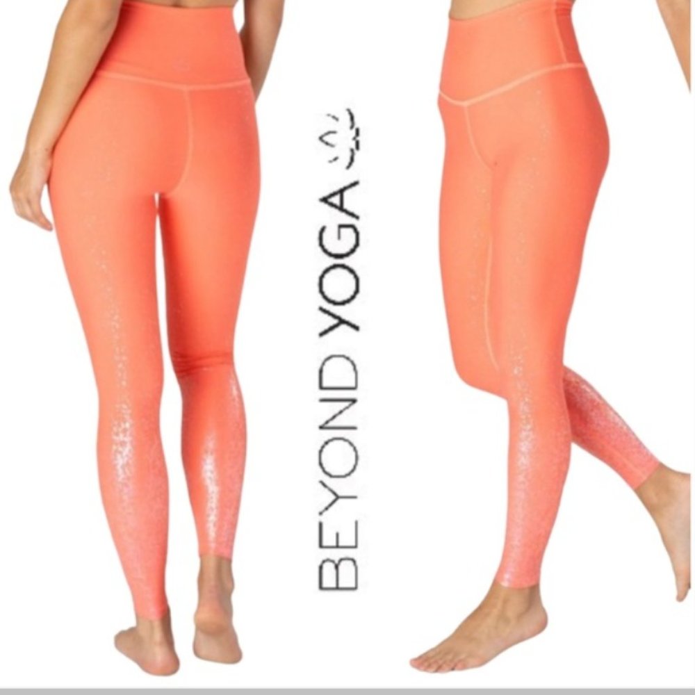 Beyond Yoga Alloy ombre midi HW leggings Medium